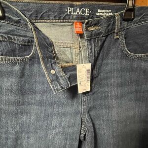 Brand New - Children’s Place - size 14 Husky- Bootcut Jeans
